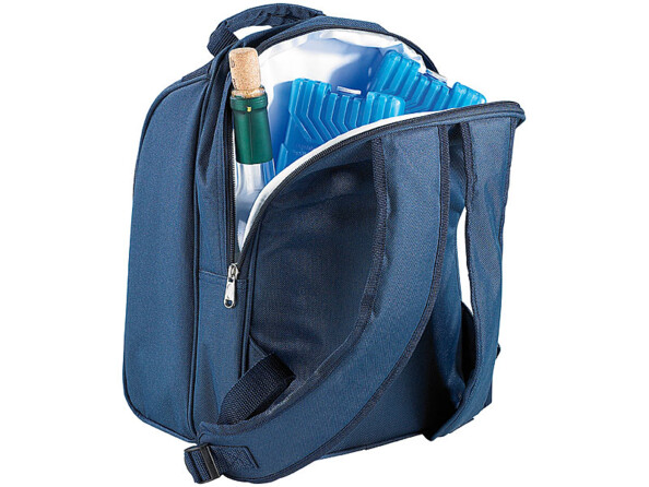 Arrière avec logement isotherme d'un sac à dos pour vos repas