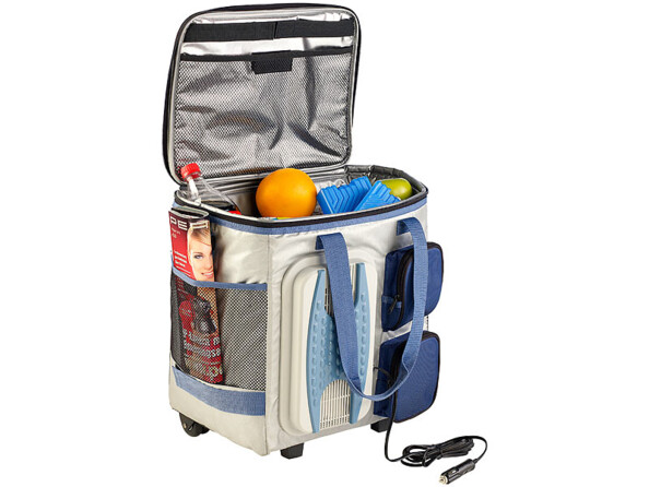 Sac isotherme thermoélectrique avec trolley 40 L