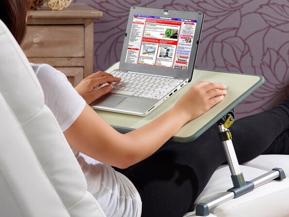 Station de travail ventilée inclinable