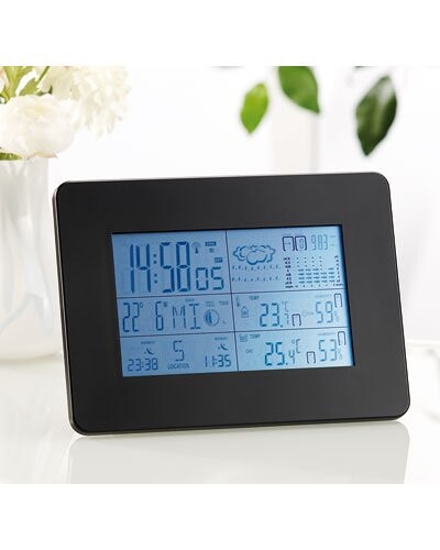 Station météo sans fil avec horloge radio-pilotée