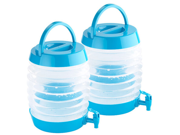 Réservoir d'eau pliable avec poignée de transport et robinet de service par Pearl