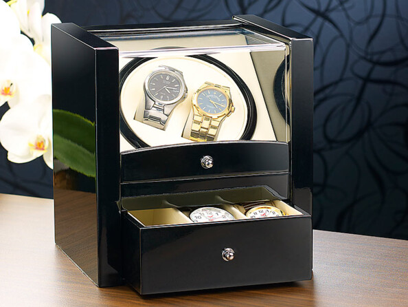 Tourne-montre pour 2 montres automatiques