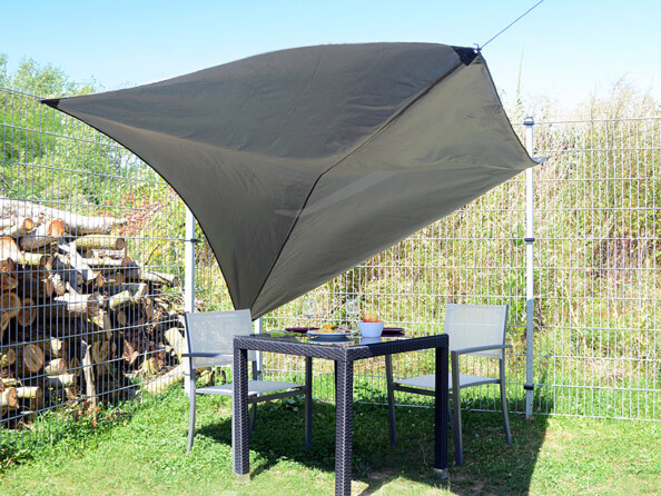 Voile d'ombrage robuste de 2,3 x 2,3 m par Semptec