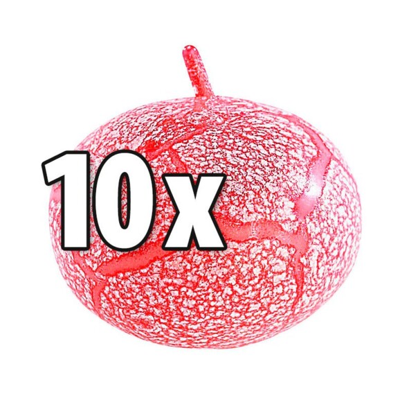 10 Bougies flottantes au parfum de rose