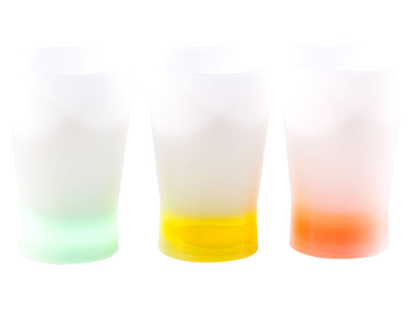 3 verres à shooters lumineux