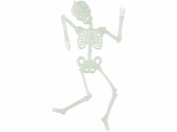 4 Squelettes phosphorescents ''Spooky Bones'' 32 cm