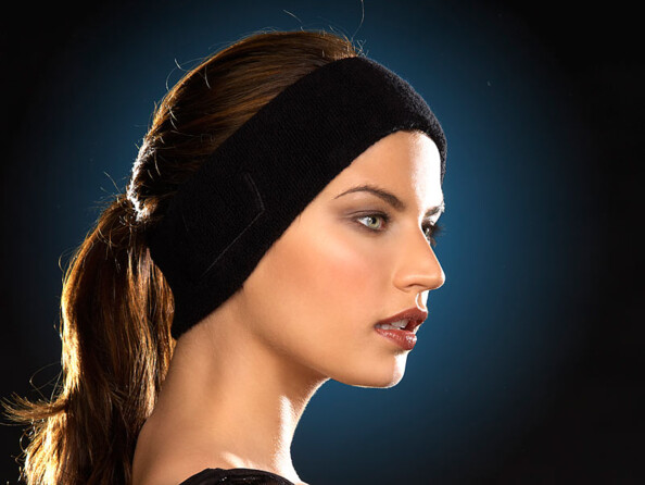 Bandeau avec écouteurs intégrés