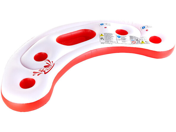 Bar flottant + 4 sièges Infactory. Vue su bar