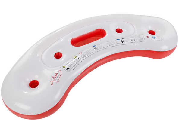 Bar flottant + 4 sièges Infactory. Logements pour 4 verres et espace pour bouteilles