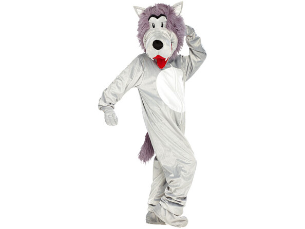 Costume de loup en fourrure synthétique