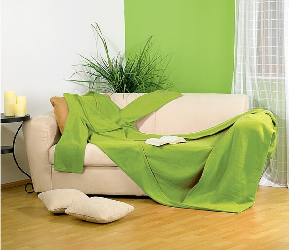 Couverture à manches - Vert