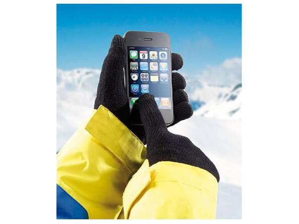 Gants en tricot pour écrans tactiles taille XL