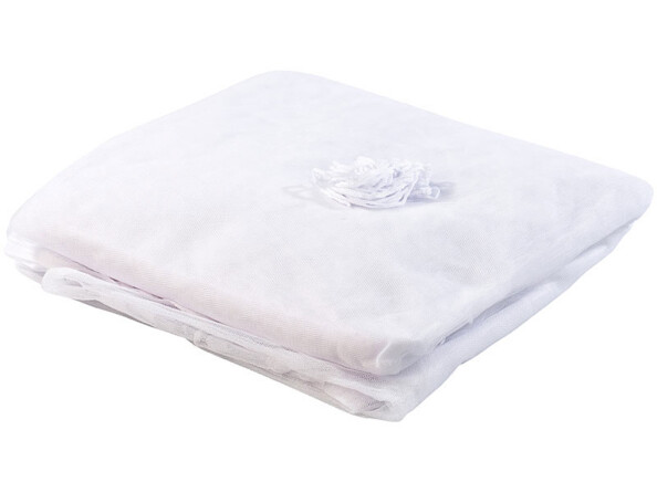 Moustiquaire de voyage pour lit double Infactory. Toile à mailles serrées : maille 280