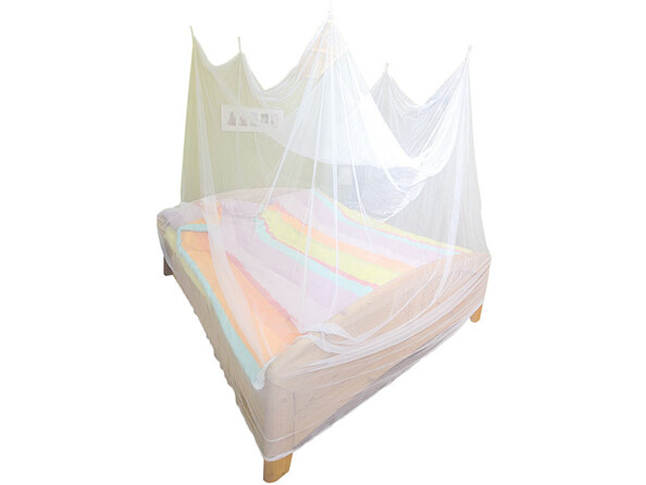 Moustiquaire de voyage pour lit double Infactory. Grandes dimensions : 2 x 2 x 2 m