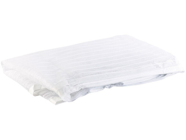 Moustiquaire pour porte de couleur blanche