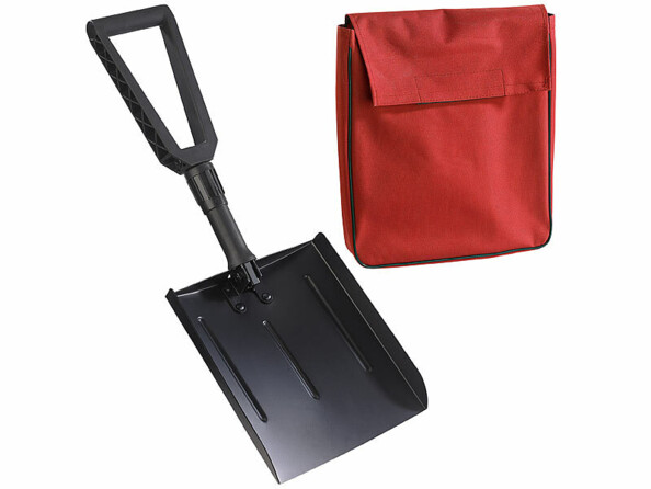 Pelle à neige pliable en aluminium Semptec. Pelle à neige en aluminium léger