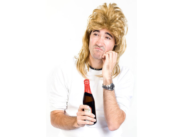 Perruque mulet ''Mc Givré'' mise en situation