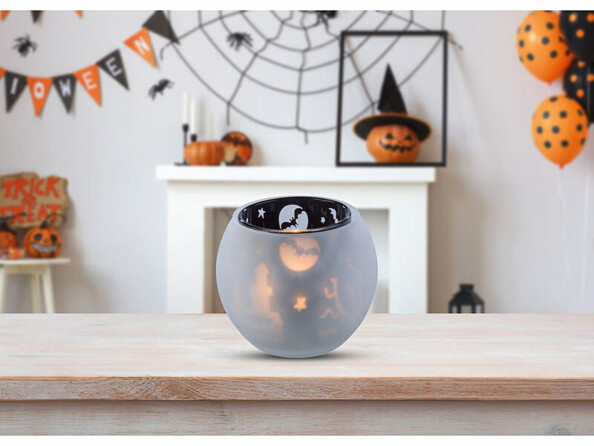 Photophore double paroi ''Maison Hantée''