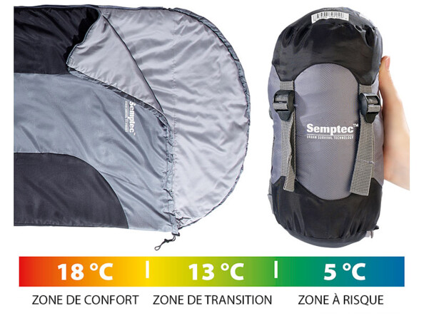 Sac de couchage sarcophage ultralight en microfibre