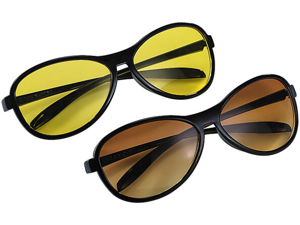 Set de lunettes contrastantes HD "Night Vision" & "Day Vision", polarisées