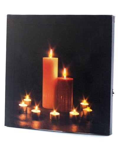Tableau à LED ''Modern Times'' - avec télécommande