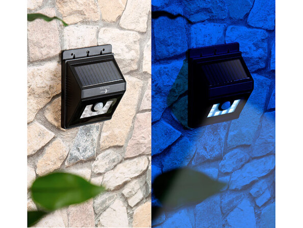 2 appliques solaires à LED 180 lm avec détecteurs de mouvement/obscurité