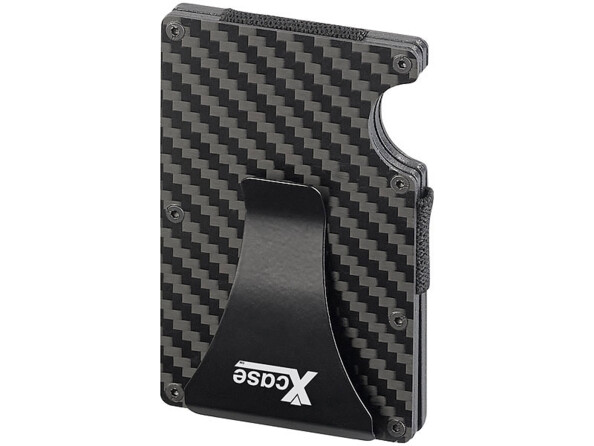 etui cartes de credit rfid protection anti piratage carte bleue carte puce payemant sans contact pour 15 cartes effet carbone