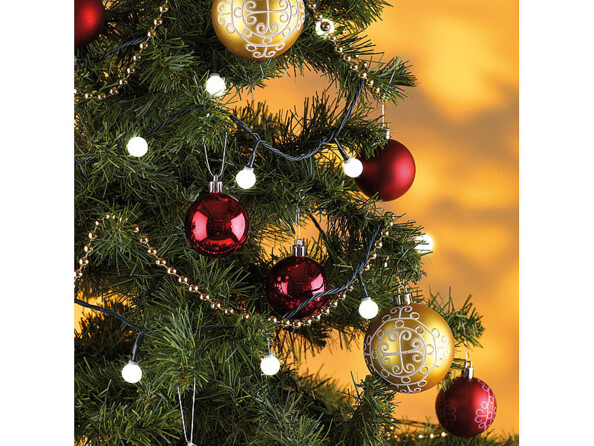 2 guirlandes solaires programmables - 102 LED blanches