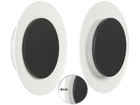 Lot de 2 lampes LED 10 W à luminosité variable IP65 Luminea.