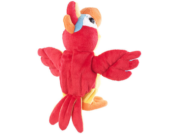 kit de 2 peluches parlantes perroquets de 22 cm, par Playtastic