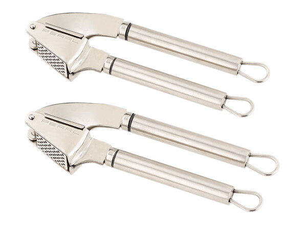 2 presses-ail manuels en acier inoxydable