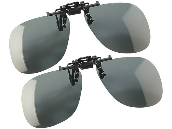 Clip-on Soleil Polarisé LAXISCREED Pour Lunettes - Verres UV400, Relevables, Anti-éblouissement | Pour Conduite, Plage, Voyage | Universel Homme/femme