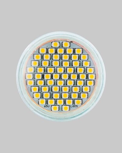 4 ampoules 60 LED SMD 4,5 W - blanc neutre