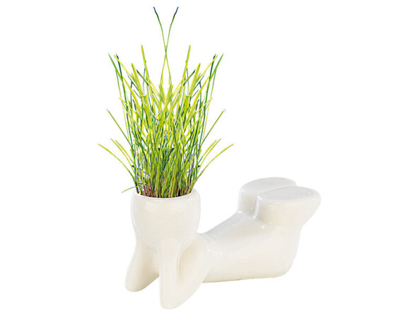 4 têtes à gazon Bonhomme couché