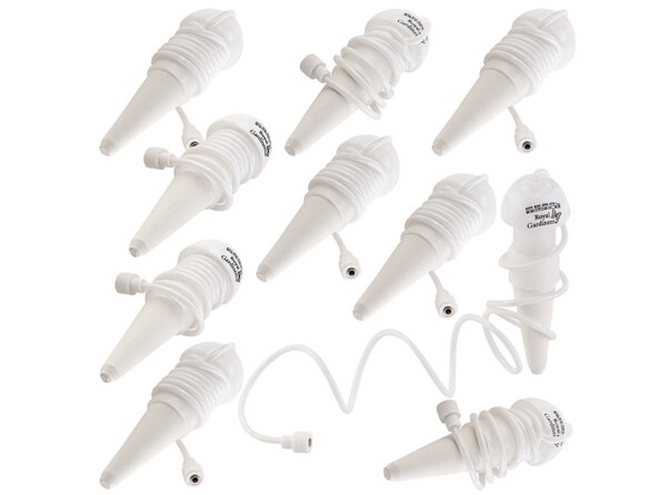 10 doseurs d'irrigation pour pots de fleurs, avec pointe en argile et tuyau