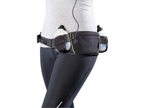 2 ceintures de running porte-bidons avec 4 gourdes