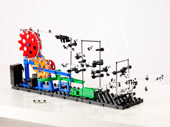 Circuit à billes montagnes russes pour débutant- 219 pièces