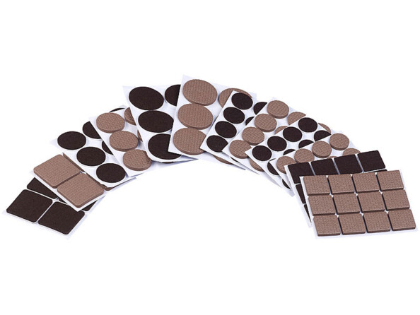 220 patins autocollants pour meubles - Brun