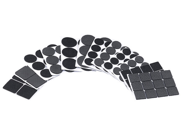 440 patins autocollants pour meubles - Noir