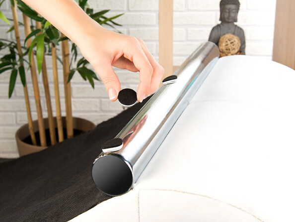 440 patins autocollants pour meubles - Noir