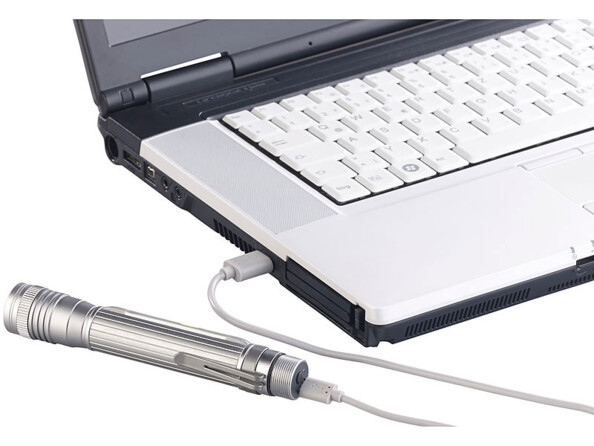 Pack de 2 lampe LED de poche avec lampe de travail LTL-111.al, par KryoLights