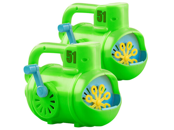 2 machines à bulles manuelles en forme de sous-marin