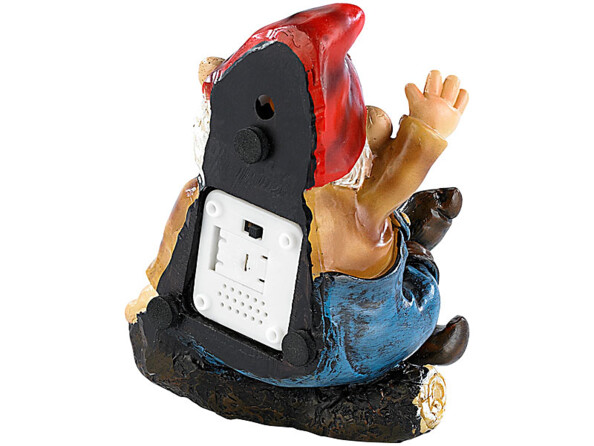 Nain de jardin siffleur. 2 piles AA sont nécessaires (non incluses)