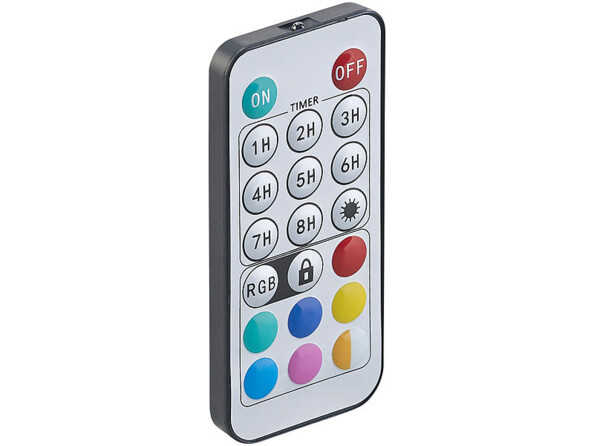 2 projecteurs solaires à LED RVBB 10 W avec télécommande