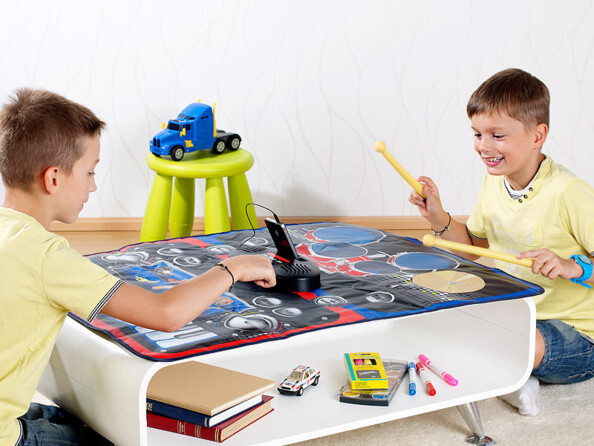 Tapis instrumental tactile ''Clavier + Batterie''