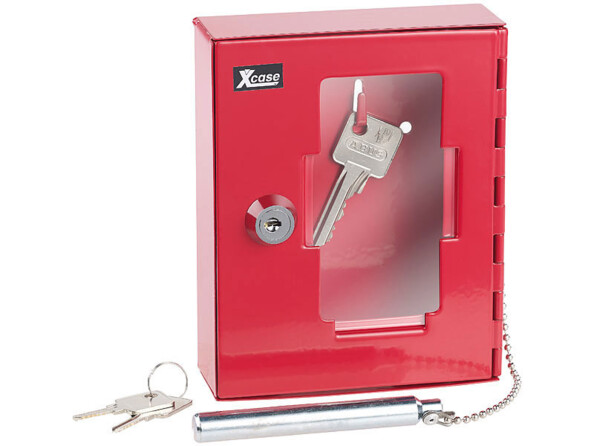 2 boîtes à clés de secours professionnelle avec vitre et marteau d'urgence