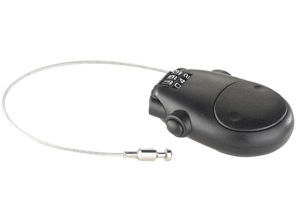 2 cadenas avec câble rétractable de 80 cm