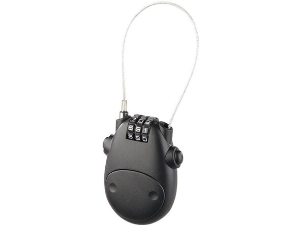 2 cadenas avec câble rétractable de 80 cm