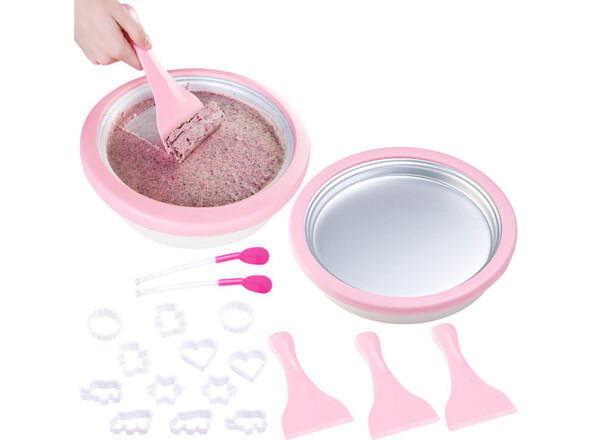 2 kits "Ice Cream Rolls" pour préparation de rouleaux en crème glacée