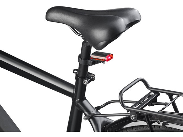 Lampe de sécurité LED rouge pour vélo de la marque Pearl.